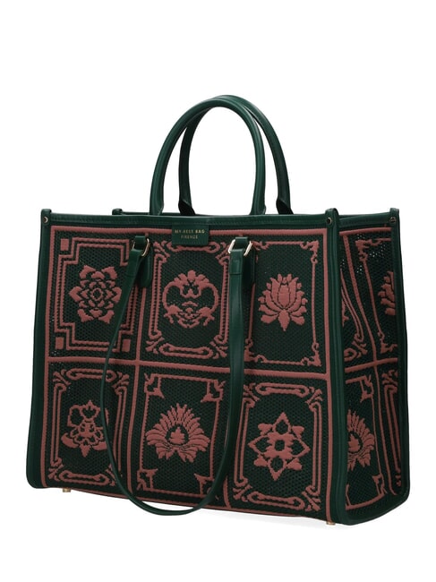 ATENA LHASA Borsa a tripla portabilit&agrave; green opera - Borse Donna