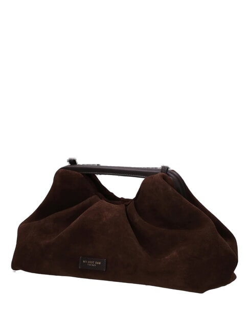 JANINE SUEDE L Borsa a mano, con tracolla dark brown - Borse Donna