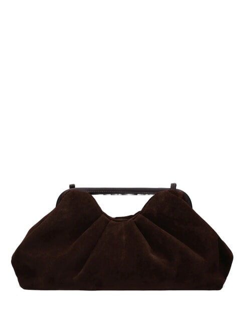 JANINE SUEDE L Borsa a mano, con tracolla dark brown - Borse Donna
