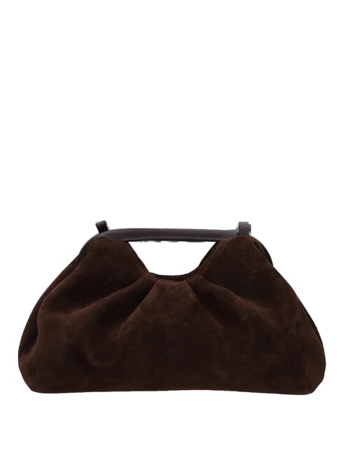 JANINE SUEDE Borsa a mano, con tracolla dark brown - Borse Donna