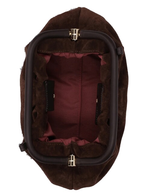 JANINE SUEDE Borsa a mano, con tracolla dark brown - Borse Donna
