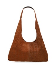 MY BEST BAG ELLISSE CROCO SUEDE Borsa a spalla, in pelle cognac - Borse Donna - 4