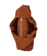 MY BEST BAG ELLISSE CROCO SUEDE Borsa a spalla, in pelle cognac - Borse Donna - 5