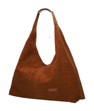 MY BEST BAG ELLISSE CROCO SUEDE Maxi Bag a spalla cognac - Borse Donna - 3