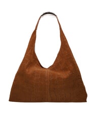 MY BEST BAG ELLISSE CROCO SUEDE Maxi Bag a spalla cognac - Borse Donna - 4