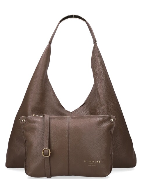ELLISSE MACRO DOLLARO Maxi Bag a spalla taupe - Borse Donna