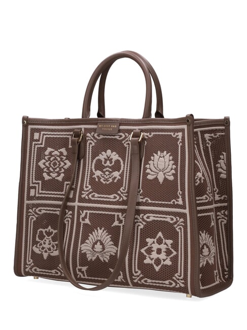 ATENA LHASA Borsa a tripla portabilit&agrave; natural barocco - Borse Donna