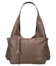 MY BEST BAG ELLISSE MACRO DOLLARO Borsa a spalla, in pelle taupe - Borse Donna - 3