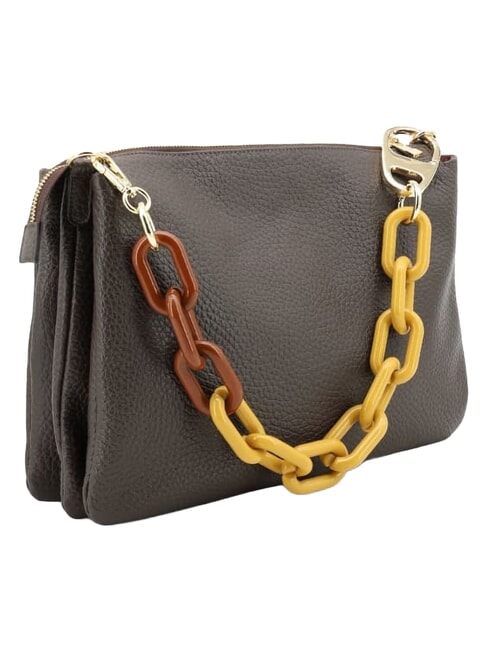 REFLEX MACRO DOLLARO Borsa a spalla, con tracolla dark brown - Borse Donna