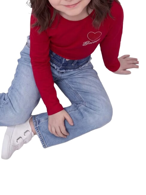 KIDS T-shirt a manica lunga beet juice red - T-shirt