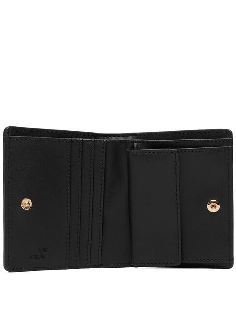 QUILTED Portafoglio Mini Nero - Portafogli Donna