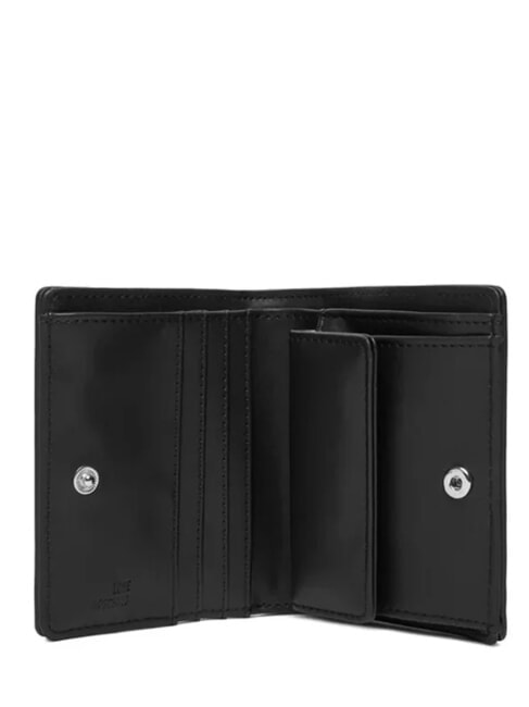 QUILTED Portafoglio Mini nero lacca - Portafogli Donna