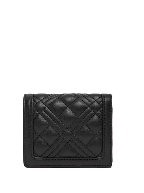 QUILTED Portafoglio Mini nero lacca - Portafogli Donna