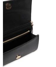 LOVE MOSCHINO QUILTED Pochette / Portafoglio con tracolla Nero - Portafogli Donna - 5