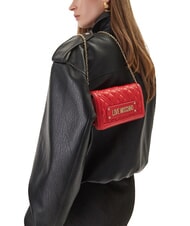 LOVE MOSCHINO QUILTED Pochette / Portafoglio con tracolla ROSSO - Portafogli Donna - 2