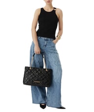 LOVE MOSCHINO QUILTED Borsa a spalla Nero - Borse Donna - 2