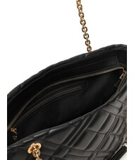 LOVE MOSCHINO QUILTED Borsa a spalla Nero - Borse Donna - 4