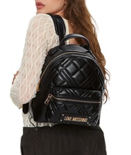 LOVE MOSCHINO QUILTED Zainetto Nero - Borse Donna - 2