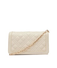 LOVE MOSCHINO QUILTED Pochette / Portafoglio con tracolla avorio - Portafogli Donna - 3
