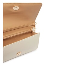 LOVE MOSCHINO QUILTED Pochette / Portafoglio con tracolla avorio - Portafogli Donna - 4