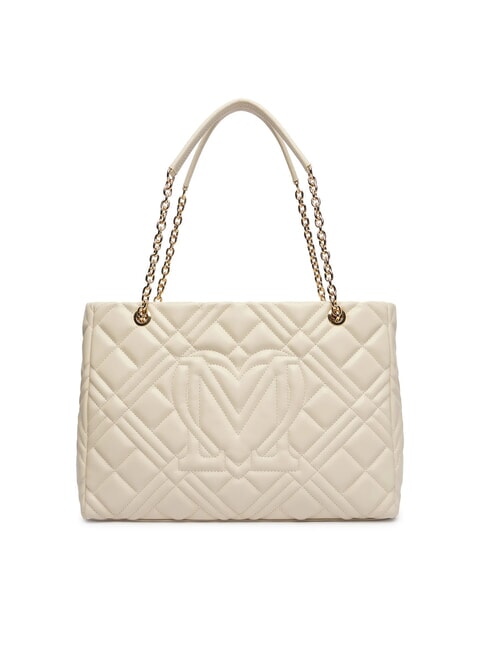 QUILTED Borsa a spalla avorio - Borse Donna