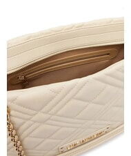 LOVE MOSCHINO QUILTED Borsa a spalla avorio - Borse Donna - 4