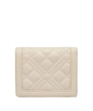 LOVE MOSCHINO QUILTED Portafoglio Mini avorio - Portafogli Donna - 3