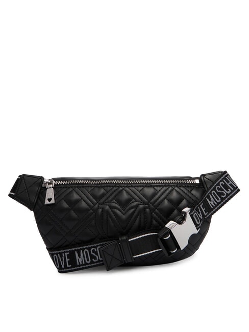 QUILTED Marsupio nero lacca - Borse Donna