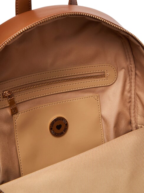 EMBOSSED Zaino con tasca CUOIO - Borse Donna