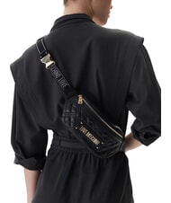 LOVE MOSCHINO QUILTED Marsupio Nero - Borse Donna - 2