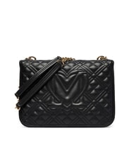 LOVE MOSCHINO QUILTED Borsa a spalla Nero - Borse Donna - 4
