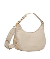 LOVE MOSCHINO GIANT Mini Bag a mano, con tracolla avorio - Borse Donna - 2