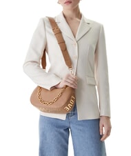 LOVE MOSCHINO GIANT Borsa a spalla, con tracolla beige - Borse Donna - 2