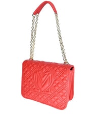 LOVE MOSCHINO QUILTED Borsa a spalla ROSSO - Borse Donna - 2