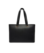 LOVE MOSCHINO HEART TURNLOCK Shopping Bag Nero - Borse Donna - 3