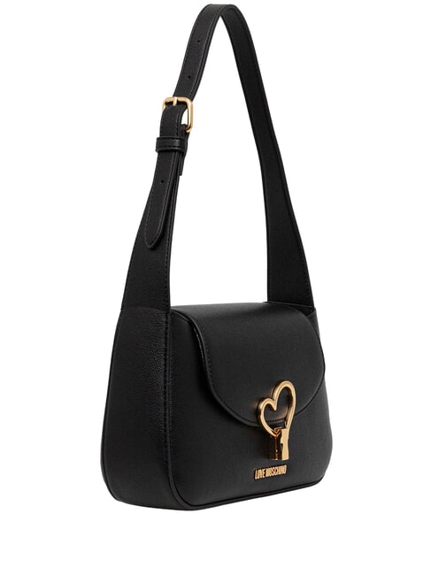 HEART TURNLOCK Borsetta a spalla Nero - Borse Donna