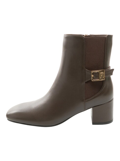BLOCK  Stivaletti tacco 5,5 cm cioccolato - Scarpe Donna