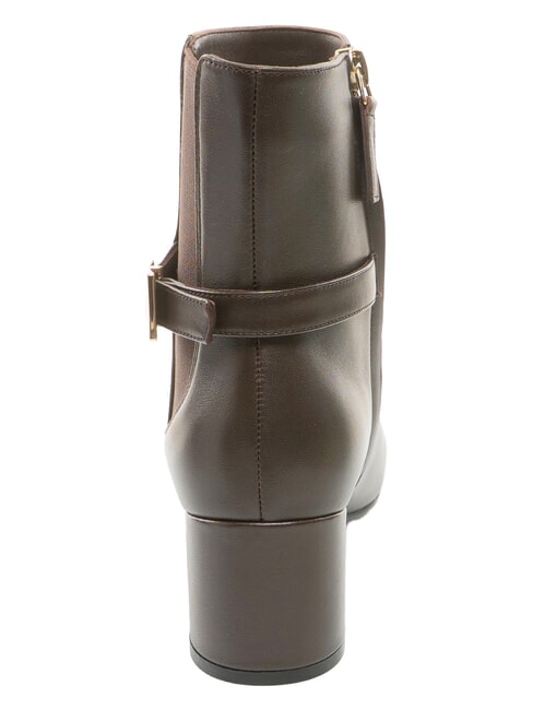 BLOCK  Stivaletti tacco 5,5 cm cioccolato - Scarpe Donna