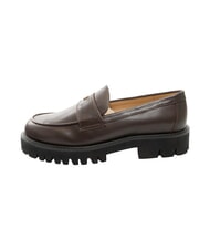 FURLA TANK Mocassini in pelle cioccolato - Scarpe Donna - 4
