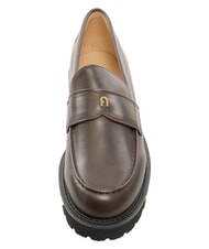 FURLA TANK Mocassini in pelle cioccolato - Scarpe Donna - 5