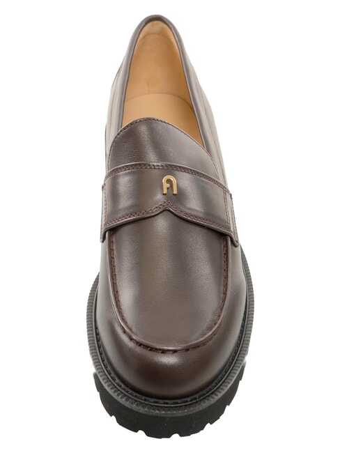 TANK Mocassini in pelle cioccolato - Scarpe Donna