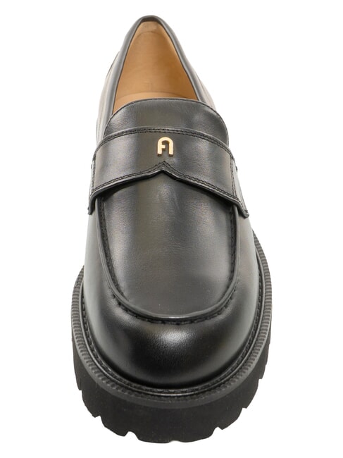 TANK Mocassini in pelle Nero - Scarpe Donna