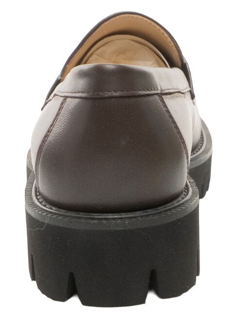 TANK Mocassini in pelle cioccolato - Scarpe Donna