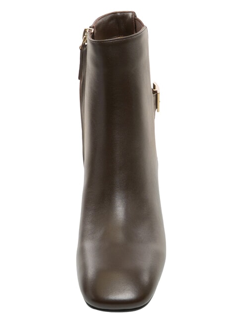 BLOCK  Stivaletti tacco 5,5 cm cioccolato - Scarpe Donna