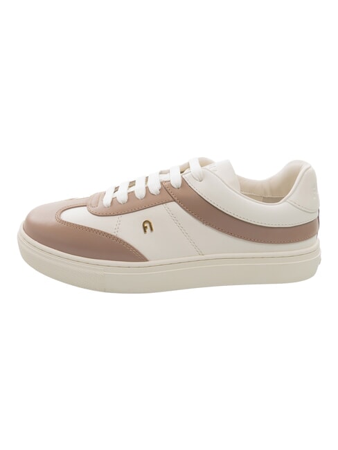 CITY  Sneakers in pelle talco h+taupe - Scarpe Donna