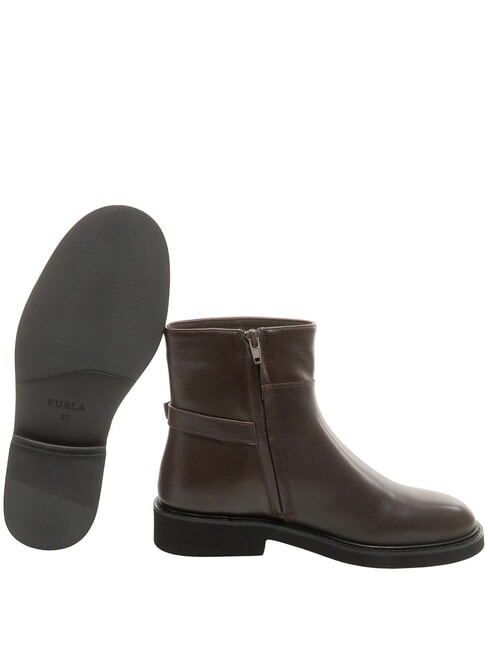 FROST  Stivaletti in pelle cioccolato - Scarpe Donna