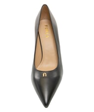 FURLA ATELIER  D&eacute;collet&eacute; in pelle, tacco 9 cm Nero - Scarpe Donna - 5