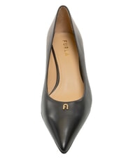 FURLA ATELIER  D&eacute;collet&eacute; in pelle tacco 5 Nero - Scarpe Donna - 4