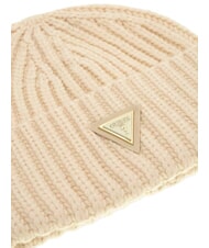GUESS NOELLE 2 KNITTED Cappello con risvolto bone - Cappelli - 3