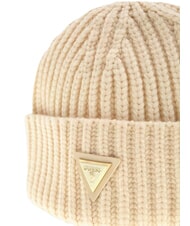 GUESS NOELLE 2 KNITTED Cappello con risvolto bone - Cappelli - 4